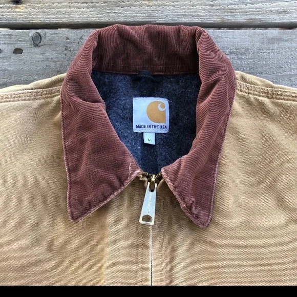 Vintage Carhartt j001 Detroit Jacket Size Large - Picture 5 of 14
